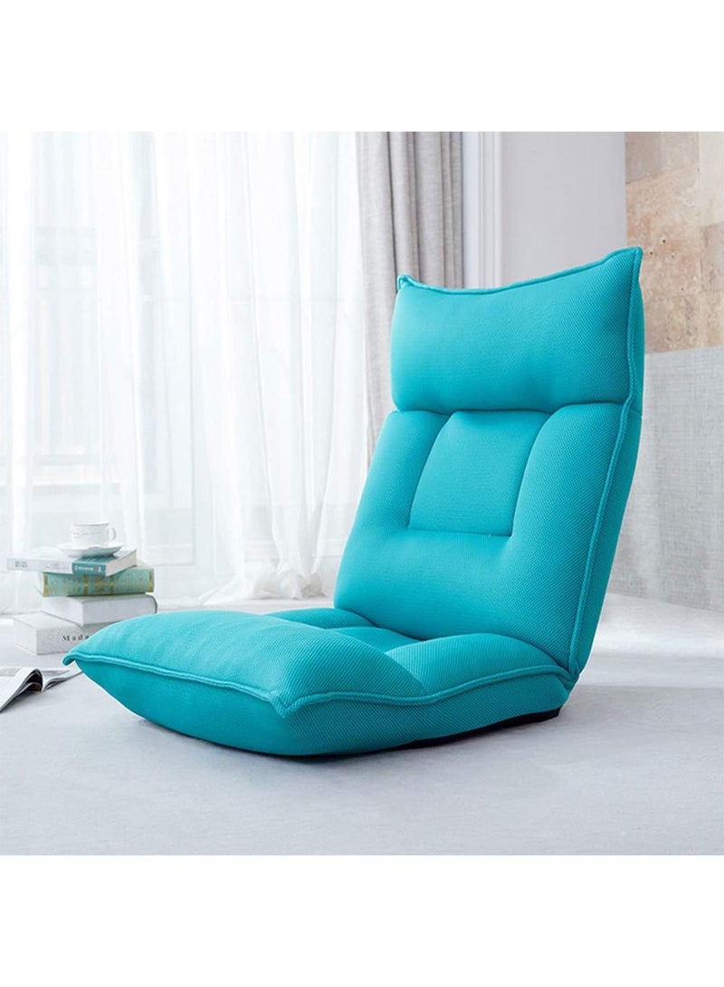 LIMOS Floor Chair Lazy Sofa Adjustable Padded Folding Chair with Back Support and Backrest Comfortable Chair - Image 2