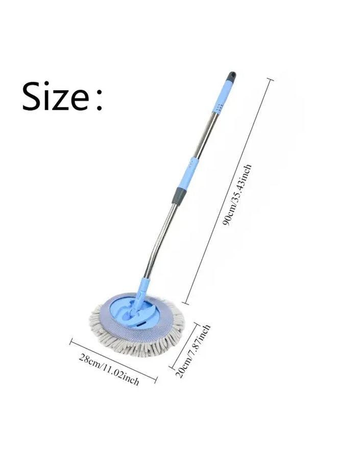 Retractable Stainless Steel Tube Car Wash Mop With 180 Degree Rotating Head Soft Bristles Heavy Duty Automatic Washer Handle Foldable Design Quick Connect System For Cars SUVs Motorcycle Boots RVs ATVS Scratch Free Surface Safe Compatible With Replacement Heads - Image 3