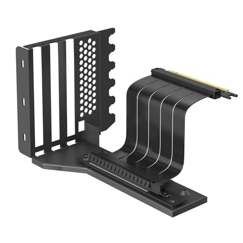 GLOTRENDS PCIe 4.0 2-Slot GPU Vertical Mount Bracket, Fully Open 7-Slot PCIe/PCI Bracket Panel for Installation - Image 1
