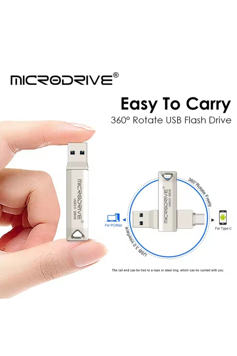 مايكرو درايف فلاش درايف مزدوج بمنفذ Type-C 64GB - Image 3