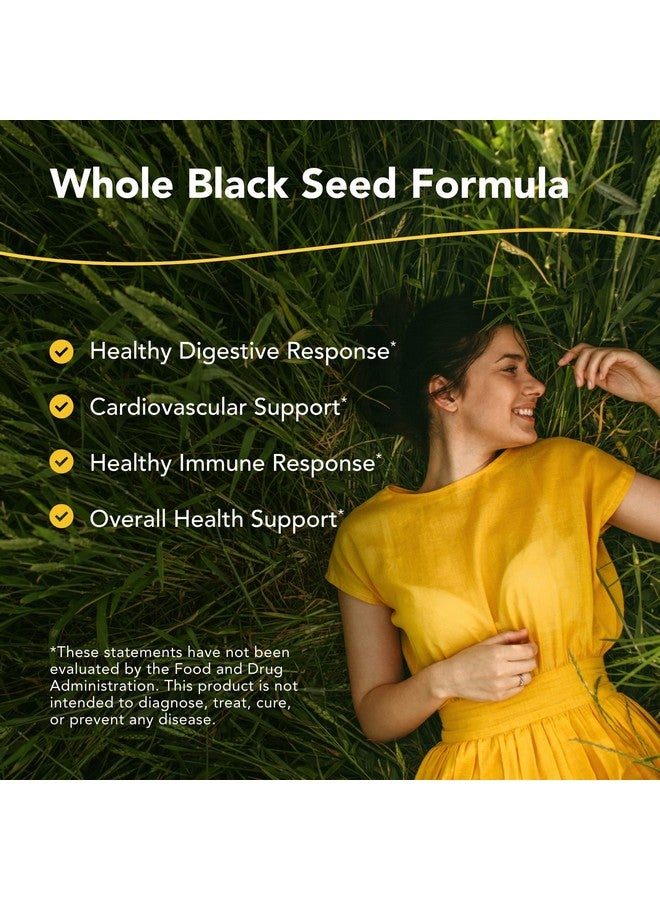 North American Herb & Spice Black Seed Plus 90 Vegi Capsules Mediterranean Black Seed & Cumin Spice Complex Heart Health Immune & Digestive Support 45 Servings - Image 3