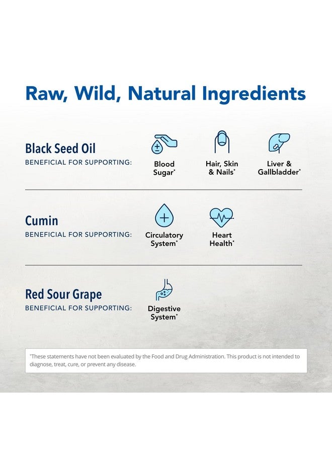 North American Herb & Spice Black Seed Plus 90 Vegi Capsules Mediterranean Black Seed & Cumin Spice Complex Heart Health Immune & Digestive Support 45 Servings - Image 4