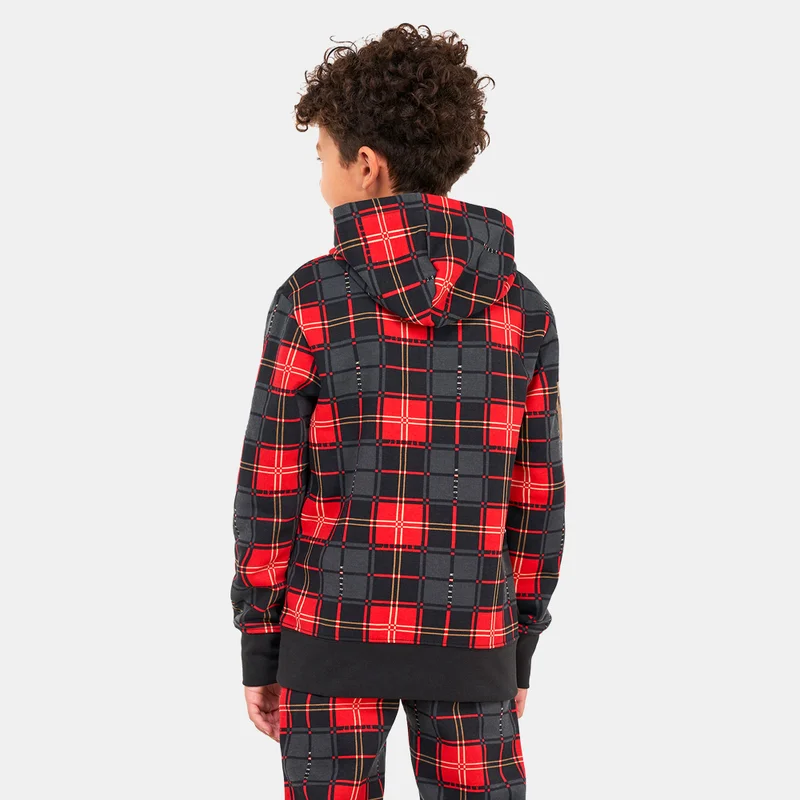 Jordan Kids' Essentials Plaid Pullover Hoodie