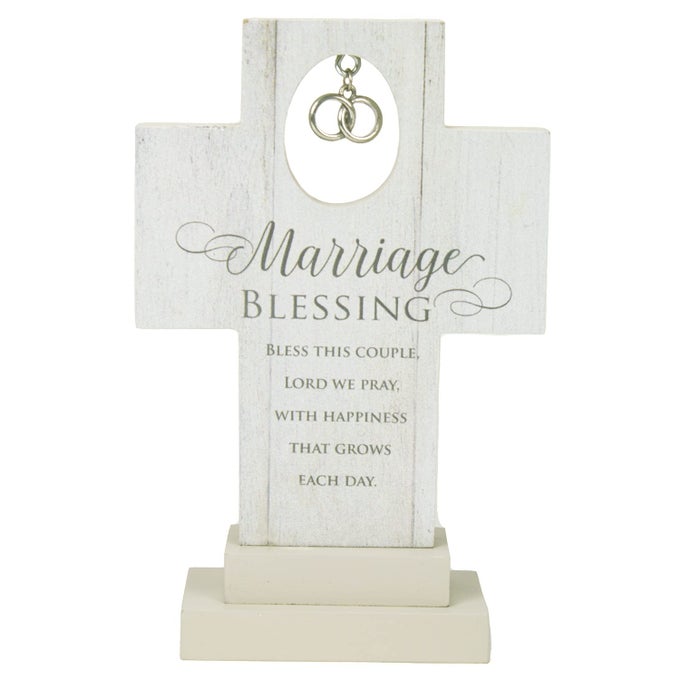 ONE SIZE STANDING CROSSMARRIAGE BLESSING MULTICOLORED MULTI