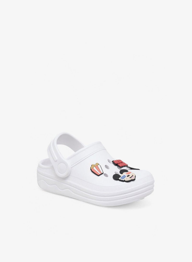 Disney Boys Mickey Mouse Jibbitz Clogs with Backstrap - Image 2