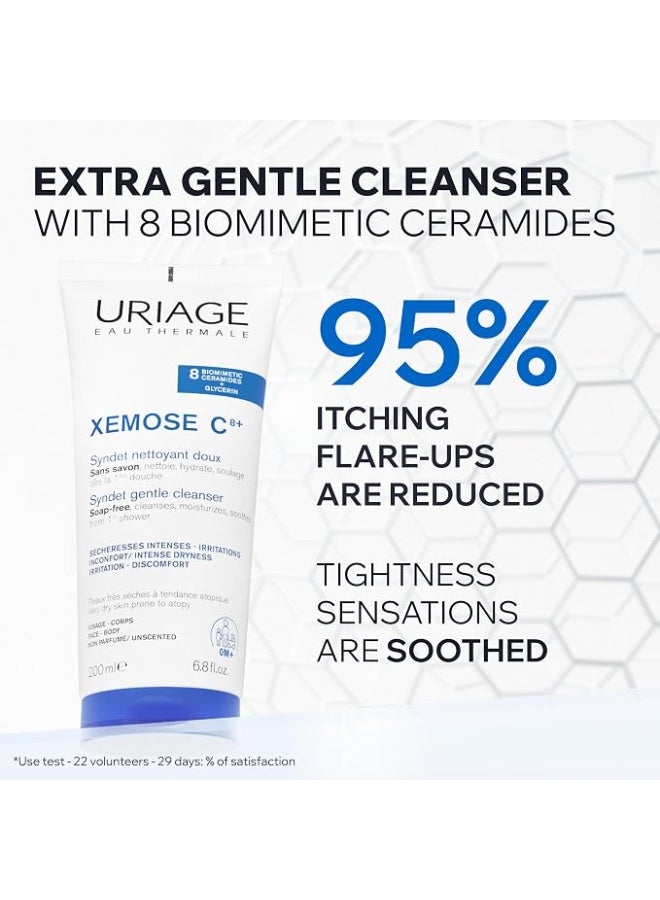 Uriage Xemose Sydnet Cleanses Soothes Protects Gentle Cleansing Gel, 2 - Image 2