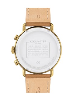 COACH ساعة يد كرونوغراف دائرية للرجال بهيكل أسود - 14602541  - Image 3