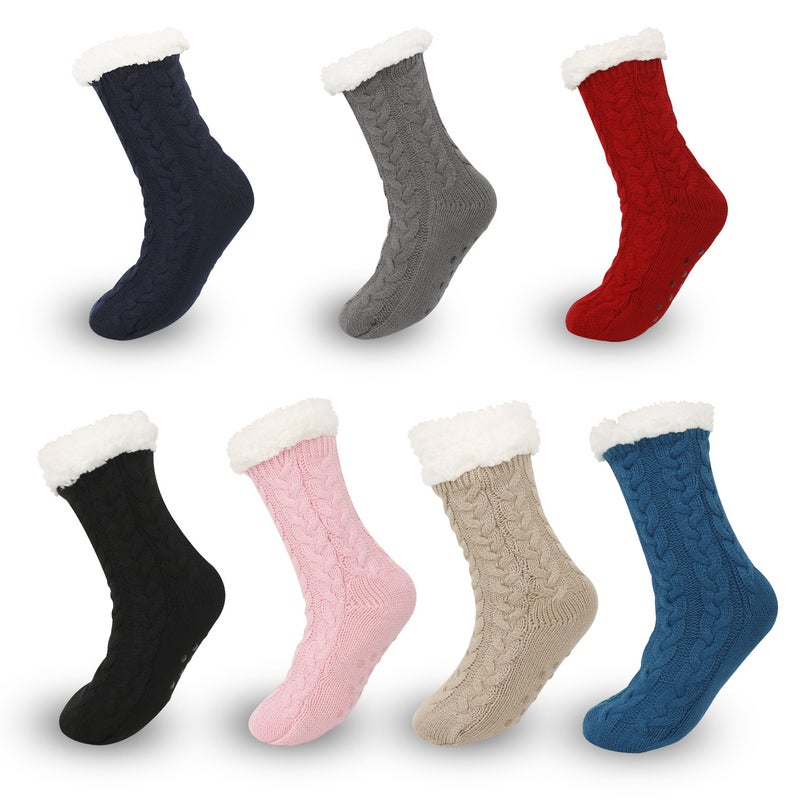 Winter Velvet Thickened Home Floor Socks Adult Socks Dispensing Cold-Proof Non-Slip Snow Socks Lazy Warm Socks - Image 2