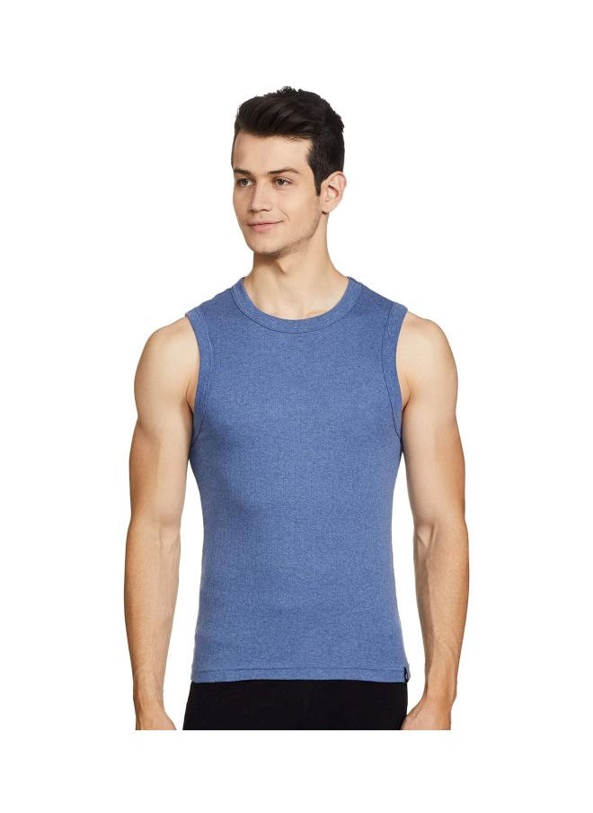 JOCKEY - Jockey 9930 Men Super Combed Cotton Rib Solid Round Neck Muscle Vest - Image 1