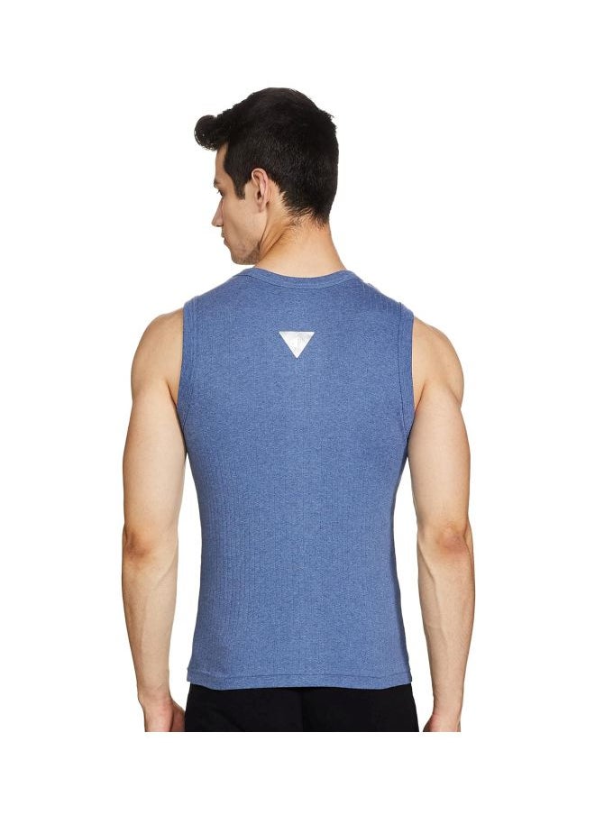 JOCKEY - Jockey 9930 Men Super Combed Cotton Rib Solid Round Neck Muscle Vest - Image 1