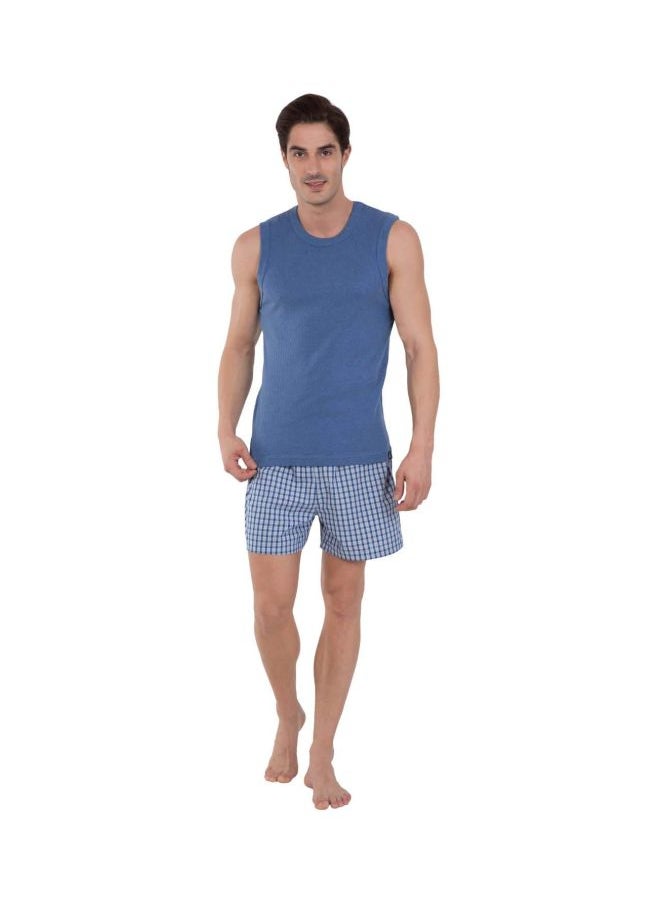 JOCKEY - Jockey 9930 Men Super Combed Cotton Rib Solid Round Neck Muscle Vest - Image 1