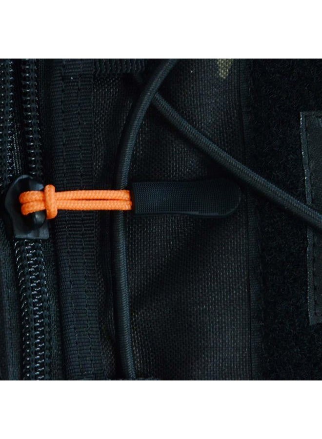 DYZD Durable Zipper Pulls Zipper Tab Zipper Tags Cord Pulls Zipper Extension Zip Fixer for Backpacks, Jackets, Luggage, Purses, Handbags (20PCS Orange) - Image 4
