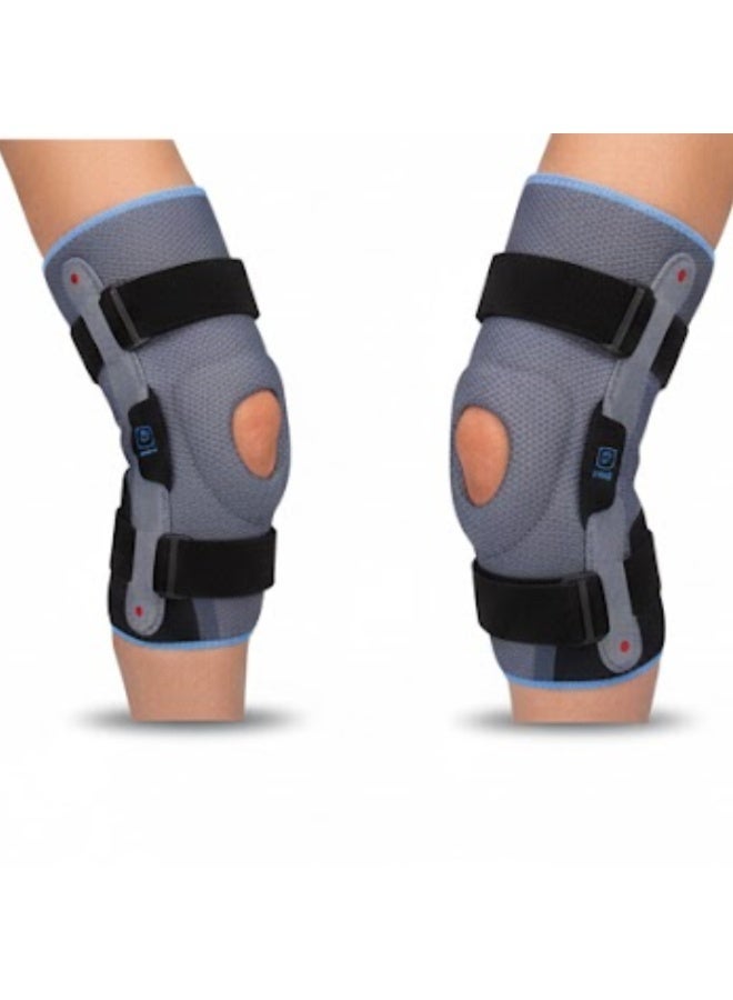 PRIM Semi-Open Short ROM Knee Brace – Adjustable Post-Op Recovery Support with Hinged Range of Motion Control – Breathable Wrap-Around Knee Immobilizer for ACL, MCL, Meniscus & Ligament Injuries - Image 3