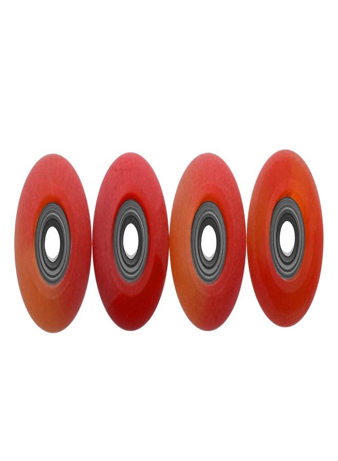 Teak Tuning Apex 61D Urethane Fingerboard Wheels - Globe Shape, 8.3mm Diameter - ABEC-9 Stealth Bearings - Made in The USA - Mars Colorway - Image 3