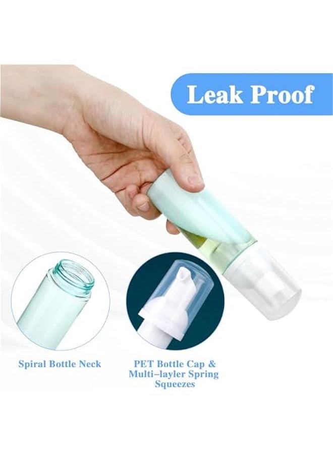 Arabest Travel Size Foam Pump Bottles - Mini 60 ml Clear Plastic Soap Dispensers for Face Wash, Shampoo, and Skin Care - Refillable Containers for Mousse Foam - Pack of 2  - Image 5