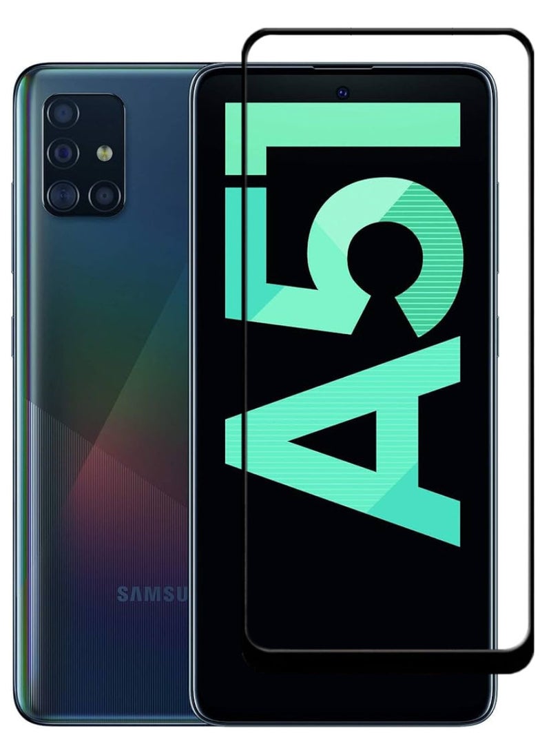 ACLIX Antistatic ESD Dustproof Premium Quality High Definition Tempered Glass Screen Protector Designed For Samsung Galaxy A51 - Image 1