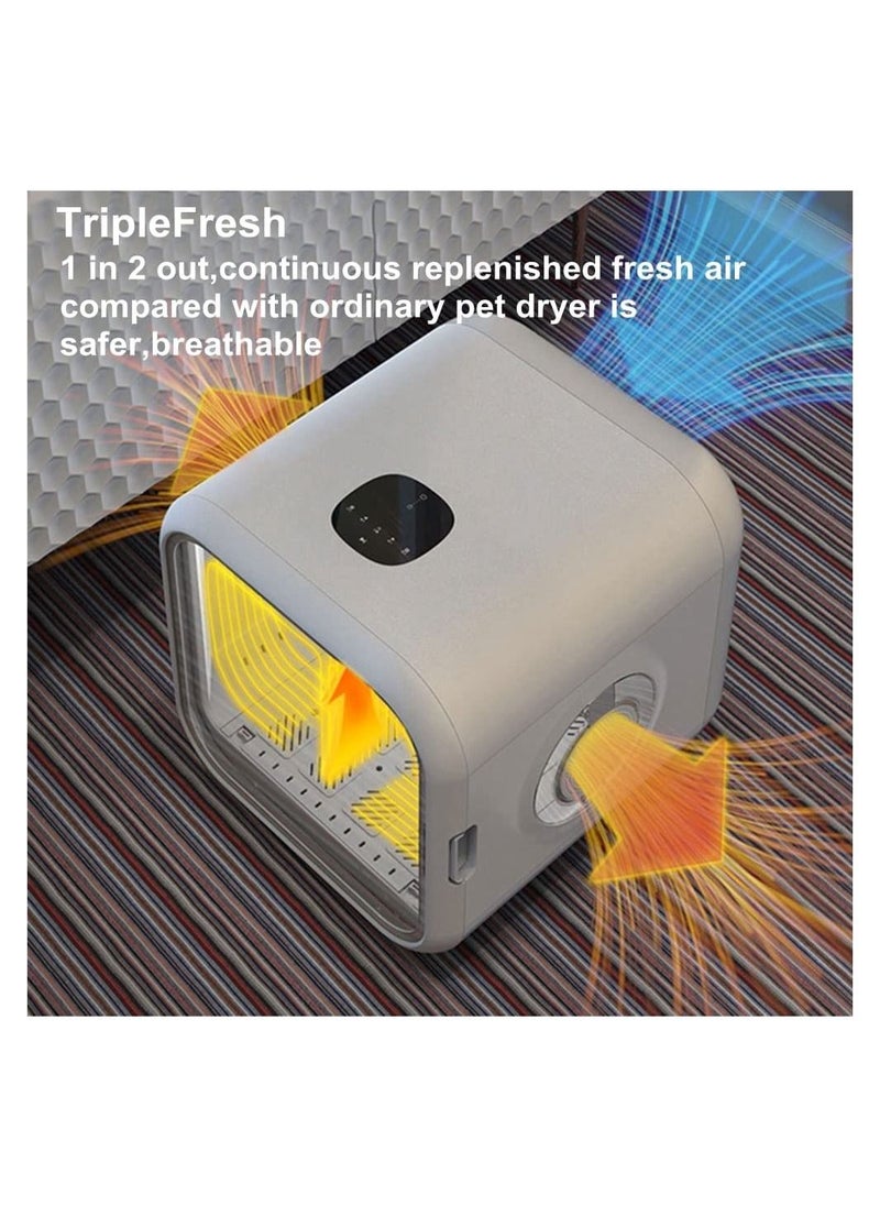 Cool Baby - COOLBABY 39 Degree Cabin Pet Drying Box,Automatic Cat Dog Hair Dryer,Smart Air Outlet Dryer,U-shaped Full Bottom Air Supply,Intelligent Temperature Control - Image 1