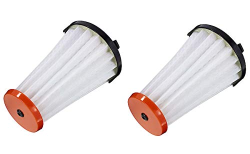 HASMX Vacuum Filter E2 Replacement for Electrolux Ergorapido EL2000 Stick Vacs & Rapido EL800 Hand Vacuums, Vacuum Cleaner Filter Replaces Part Numbers: E2, Style 2, EF144, EL65521, EL65521A (2-Pack) - Image 1