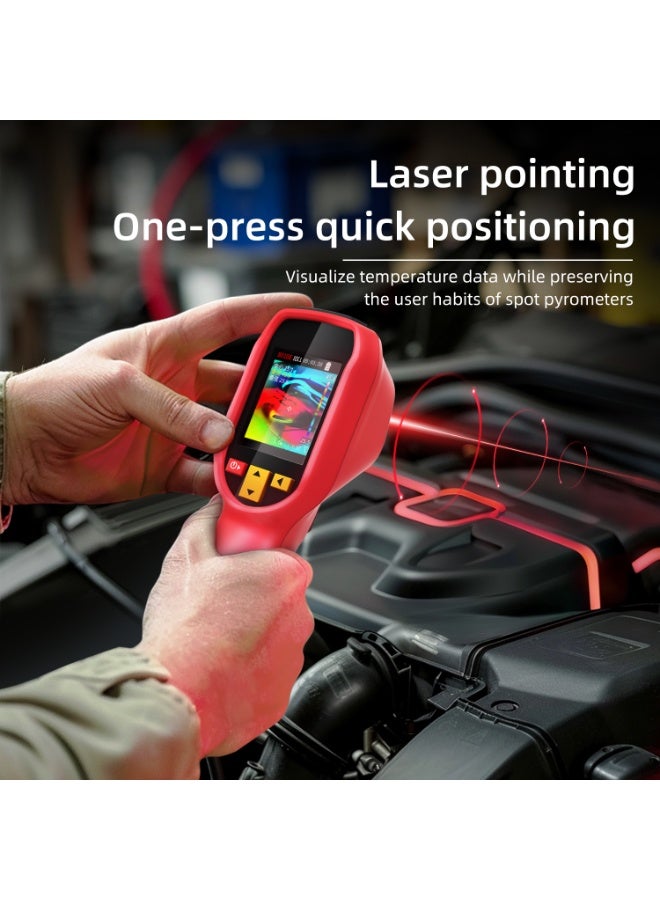 BSIDE HX1 Infrared Thermal Imager Resolution 240x240 HD Handheld Thermal Imager 15 Thermal Palettes Full Viewing Angle 2.4-inch TFT LCD Display For Home Inspection, HVAC and Electrical 25Hz Refresh Rate Temperature Measurement Range -20-550°C [-4℉~1022℉] - Image 3