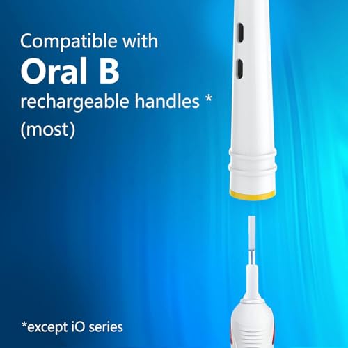 Inralimot Electric Toothbrush Replacement Heads Compatible with Oral-B for Gum Health Improvement.1 Pack Dupont Bambo Bristles Replacement Toothbrush Heads(4PCS) - Image 4