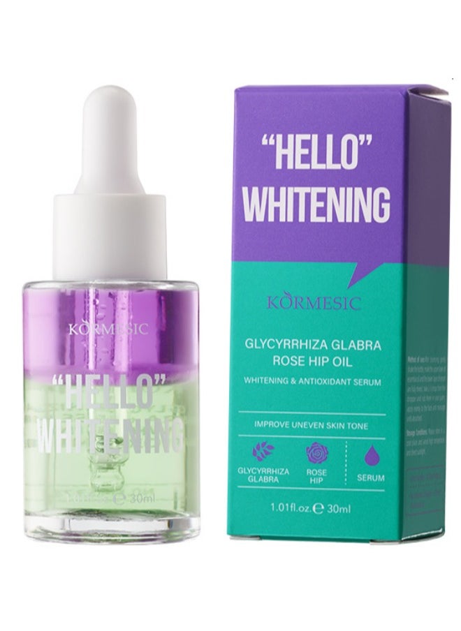 Kormesic Facial Whitening Layered Serum Licorice + Rosehip Oil Serum Facial Care Antioxidant Whitening and Moisturizing Brightening Skin Tone  - Image 1