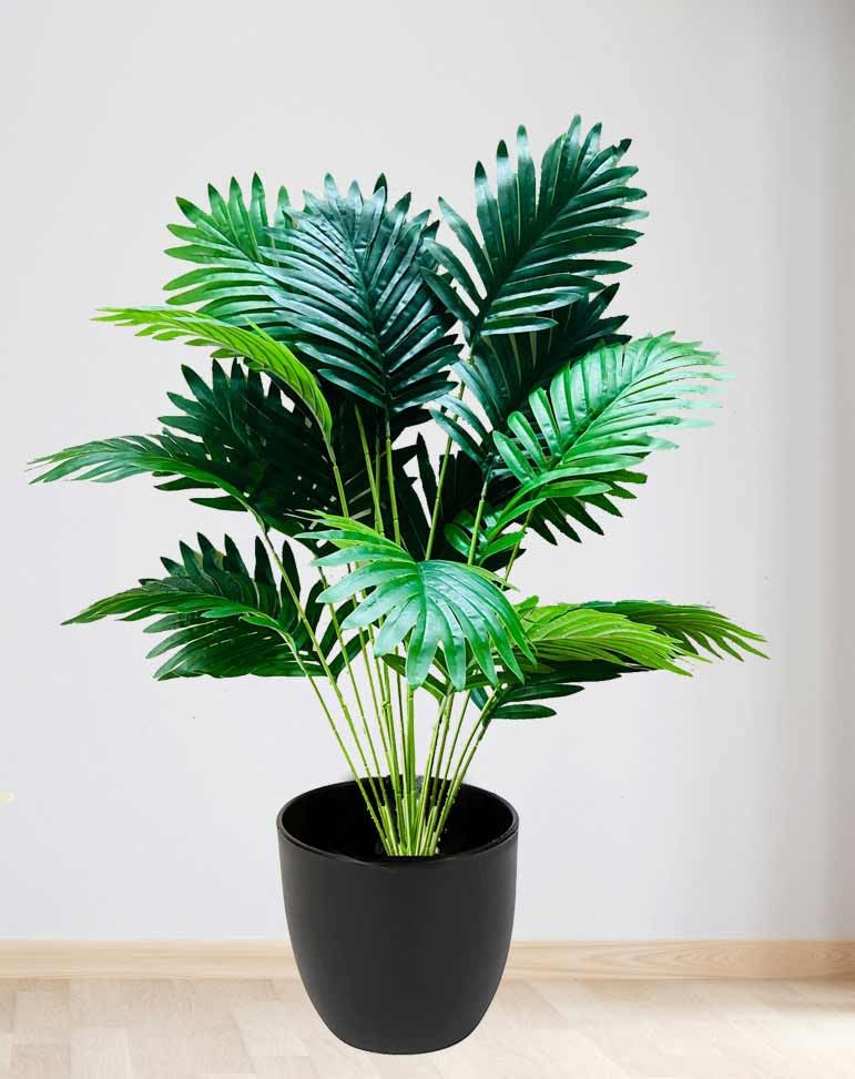 Kaykon Artificial Areca Palm Plant | 18 Branches | Fake Tree Without Pot for Home Decor, Office Decor, or Gifting | Natural Looking Indoor Plant - 84 cm/33 inch/2.75 feet - Image 2