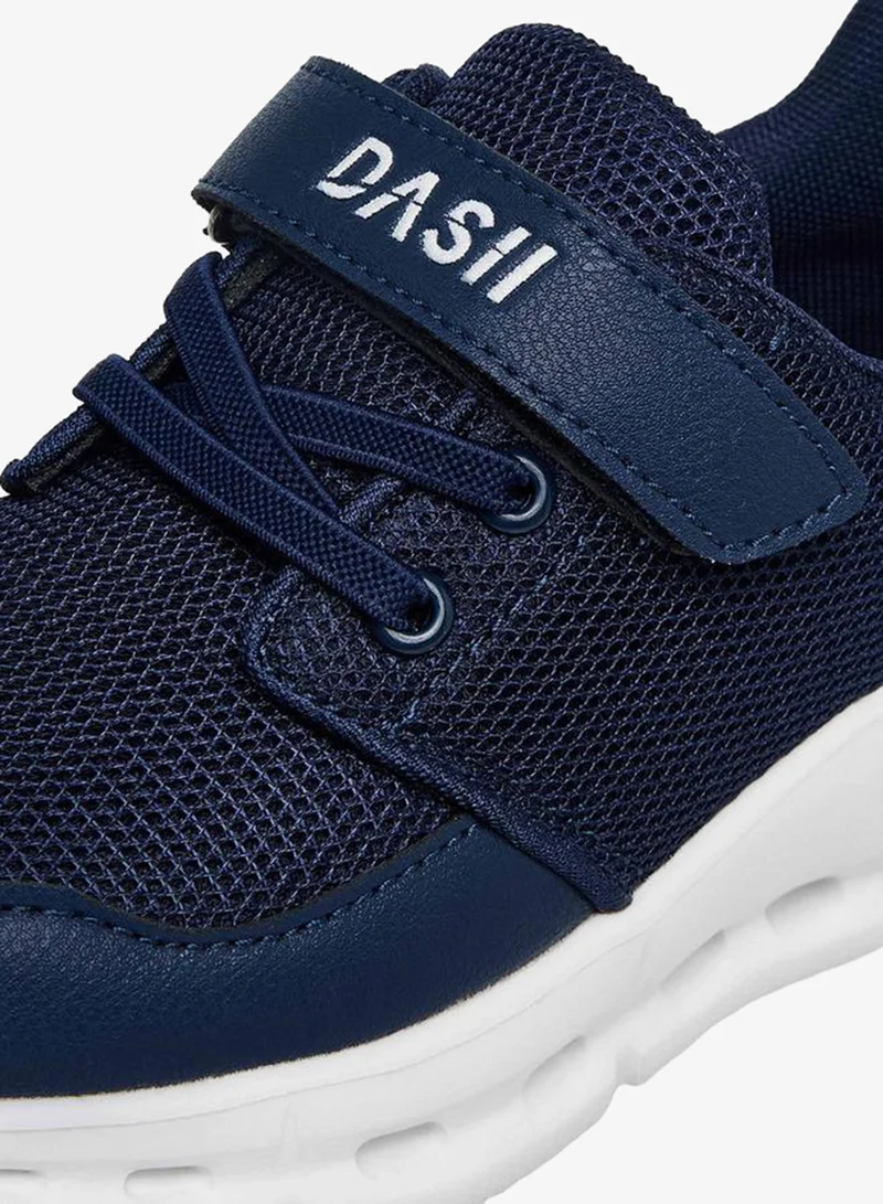 Dash Blue Boys Hook And Loop School Sports Shoes for Men | Best Price UAE