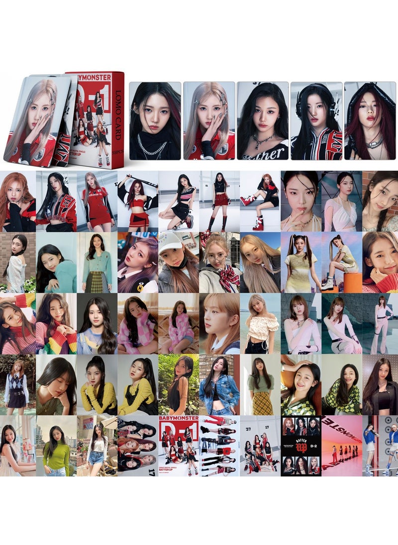 EHOME - 55 Piece Baby Monster New Album Batter Up Photo Lomo Card - Image 1