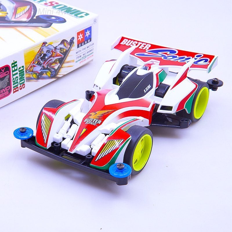 Mini 4WD Da Sang Car in the Shape of Buster Sonic - TZ Chassis