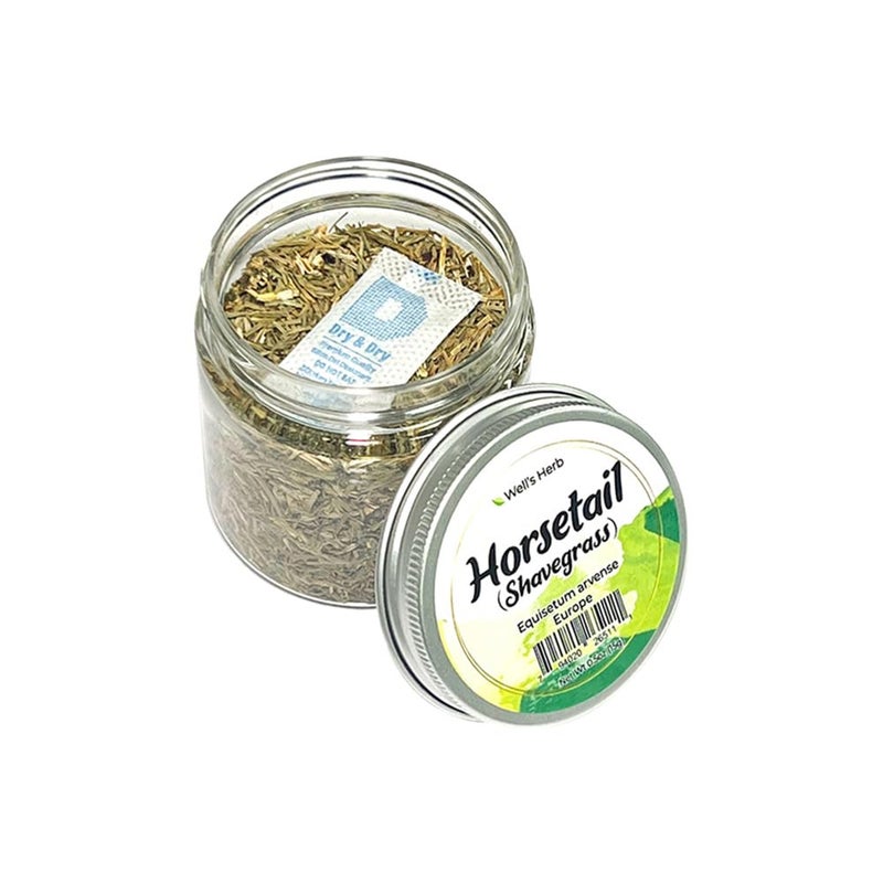 Well's Oil Well's Herb Dried Horsetail | 0.5 oz. | 100% Natural | Herbal Hair & Skin Oil Ingredient | DIY Beauty Essential - Image 2