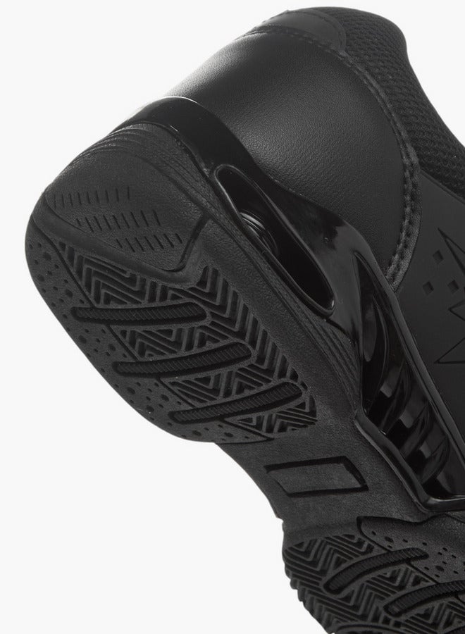 MINECRAFT Panelled School Shoes with Hook and Loop Closure  - Image 5