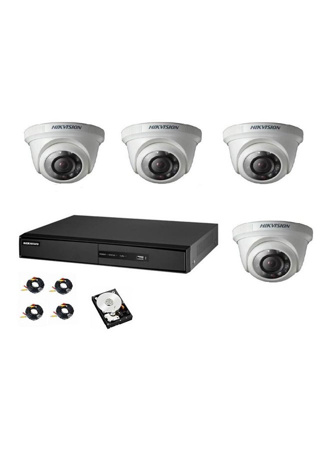 هيكفيجن Hikvision 4-channel Turbo Surveillance Camera Kit