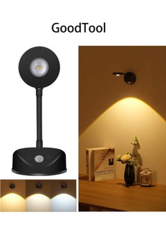 1200mAh Motion Sensor Wall Light rechargeable Night Light 360°Flexible Rotation  Bedside Reading Lamps with 3 Color Temperature for  Hallway Wall Stair Kids Room - pzsku/ZC9D0645737D74E3270EFZ/45/_/1721885274/f3088785-643a-478d-807a-8a53849ea167