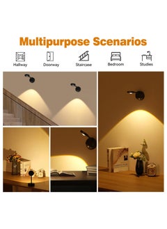 1200mAh Motion Sensor Wall Light rechargeable Night Light 360°Flexible Rotation  Bedside Reading Lamps with 3 Color Temperature for  Hallway Wall Stair Kids Room - pzsku/ZC9D0645737D74E3270EFZ/45/_/1721885620/332cd6fa-9aed-4cf4-afb5-b05b2c13af33