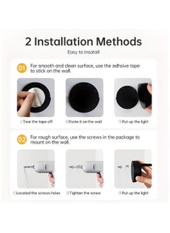 1200mAh Motion Sensor Wall Light rechargeable Night Light 360°Flexible Rotation  Bedside Reading Lamps with 3 Color Temperature for  Hallway Wall Stair Kids Room - pzsku/ZC9D0645737D74E3270EFZ/45/_/1721885682/2668b106-9b65-42dc-bf56-3d52e8c96459