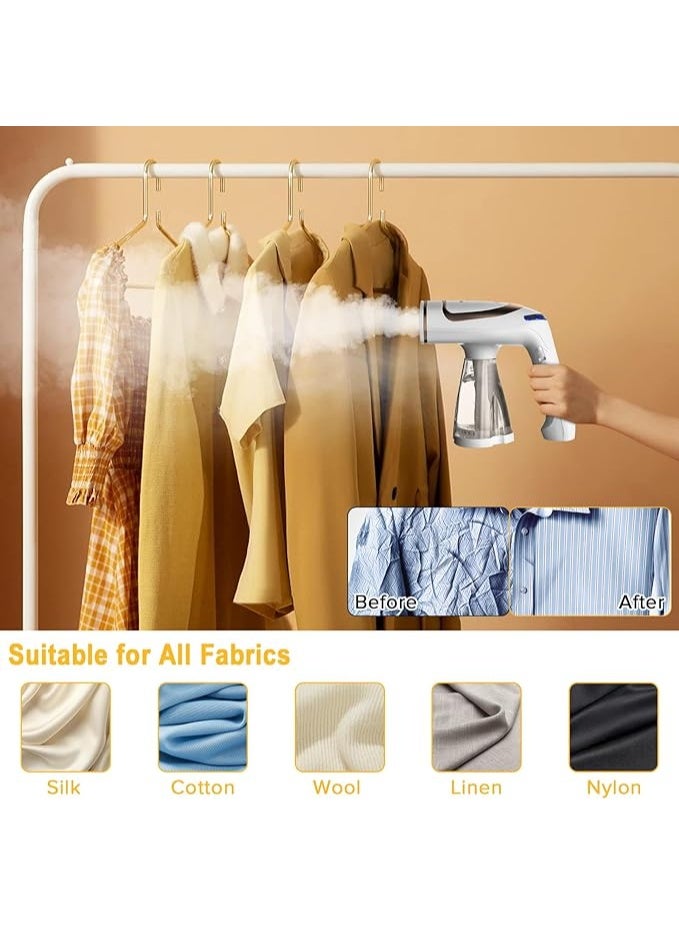 DUNISO Garment Steamer Iron，Handheld Garment Steamer，Clothes Steamer with 250ml Large Detachable Water Tank,Portable Steam Iron，Space Saving，Foldable，for Home，Office & Travel，1600W - Image 3