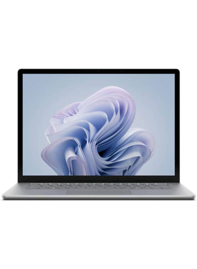 Microsoft Copilot+ PC Surface Laptop 6 Laptop With 15-Inch PixelSense Display,Core Ultra 7 165H Processor/16GB RAM/256GB SSD/Intel Arc Graphics/Windows 11 Pro English Platinum - Image 1