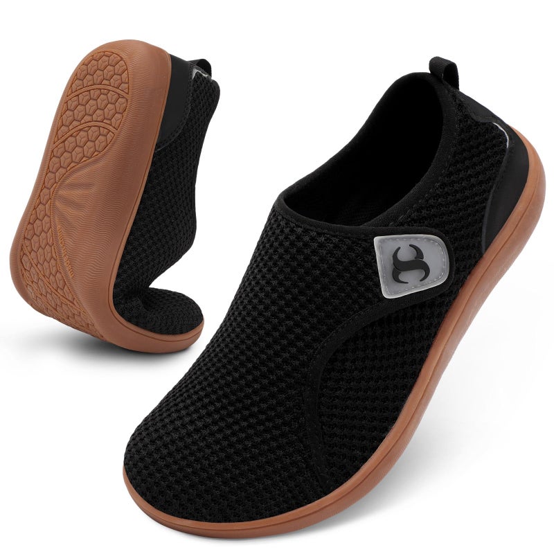 Scurtain Mens Walking Shoes Wide Slip On Diabetic Neuropathy Orthopedic Plantar Fasciitis Recovery Shoes Barefoot Zero Drop Sneakers Comfortable Spring Summer Winter Indoor Outdoor Shoes for Men Size 10 - Image 1