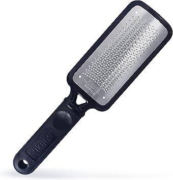 Rikans Foot File Foot Scraper Callus Remover for Feet Hard Skin Remover Foot Tool Best Foot Care Pedicure Foot Scrub Foot Scrubber Can Be Used on Wet or Dry Feet High Grade Stainless Steel File - Image 1