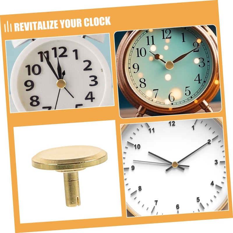 POPETPOP 6pcs Quartz Wall Clock Caps Beads Replacement Movement Parts Clock Craft Supply DIY Home Repair - Image 3