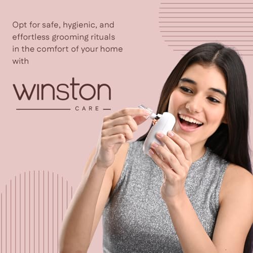 Winston Rechargeable Electric Blackhead Remover Machine for Men and Women - 60 Min | Acne and Pore Cleaner, Whitehead Remover with 5 Suction Heads for (All Skin Type) - 1-Year Warranty - Image 2