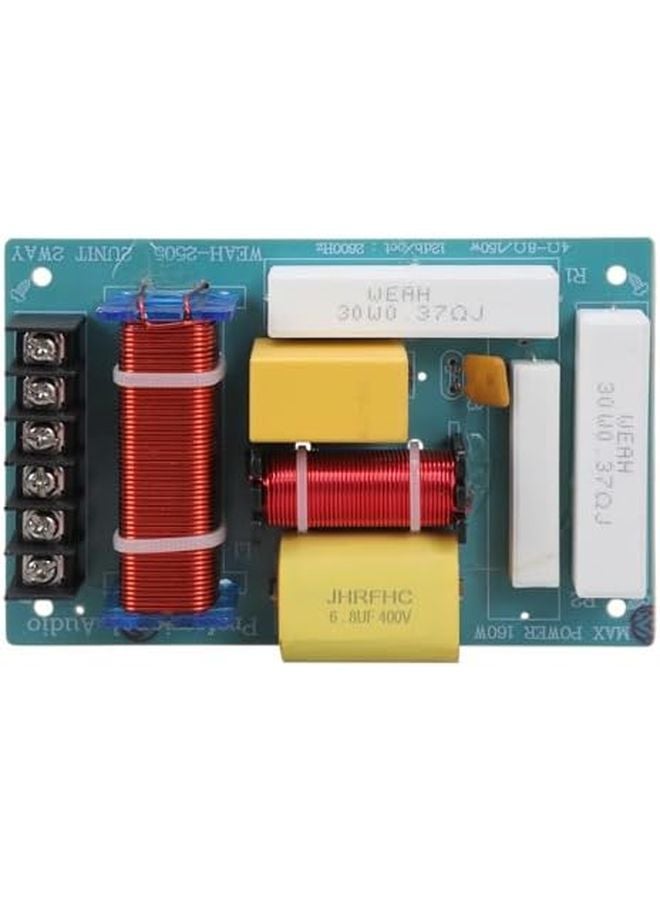 200W 2 Way Crossover HiFi Sound Speakers Treble Bass Frequency Dividers System Filter - Image 2