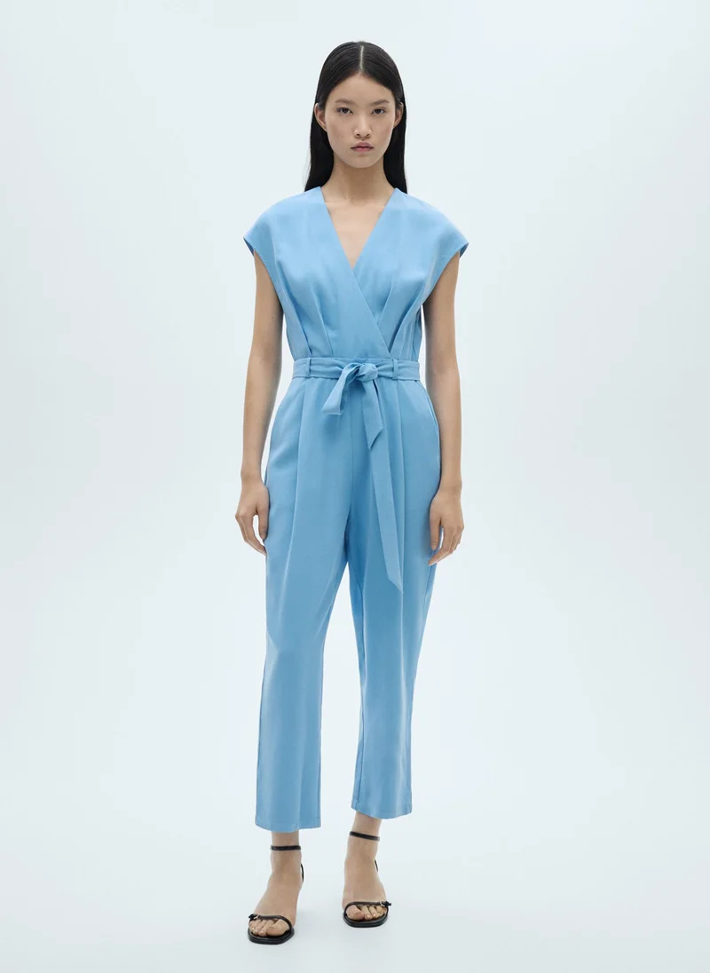 مانجو Belt Wrap Jumpsuit