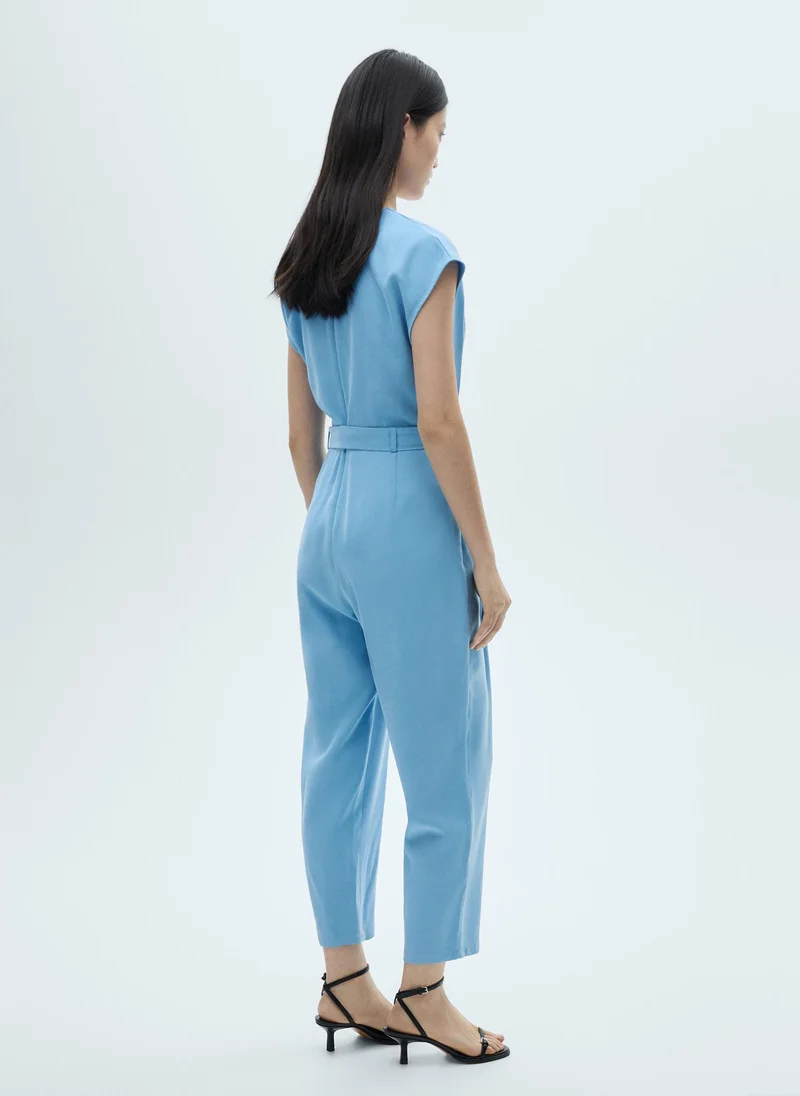 مانجو Belt Wrap Jumpsuit