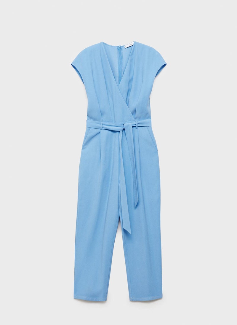 MANGO Belt Wrap Jumpsuit  - Image 5
