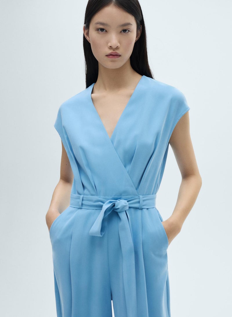 MANGO Belt Wrap Jumpsuit  - Image 4