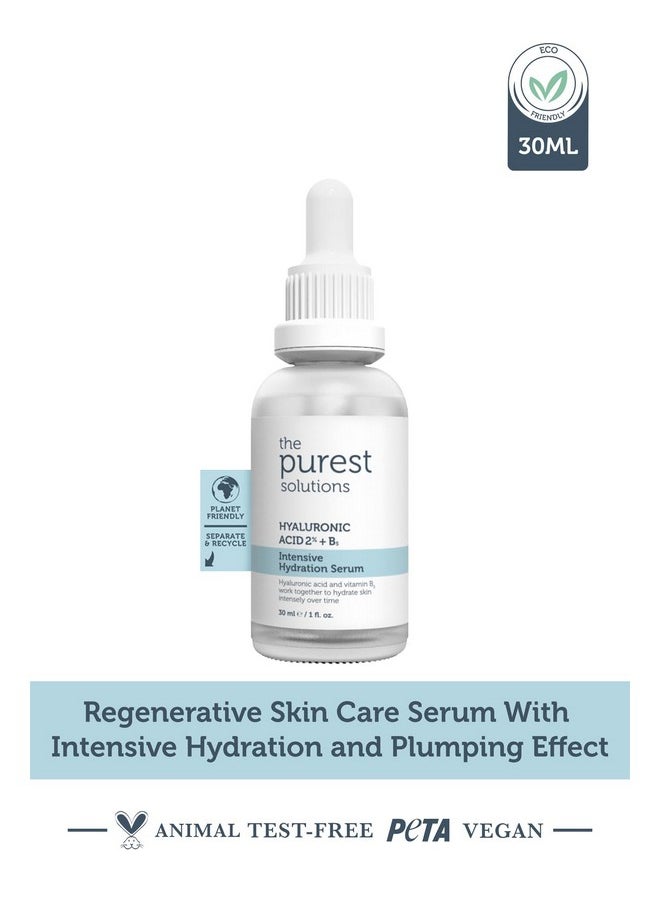the purest solutions The Purest Solutions Intensive Hydration Serum (Hyaluronic Acid 2% + B5) - Moisturizing Anti-Aging Care for All Skin Types - Vegan | Cruelty Free | Eco Friendly (1 fl. oz)  - Image 2