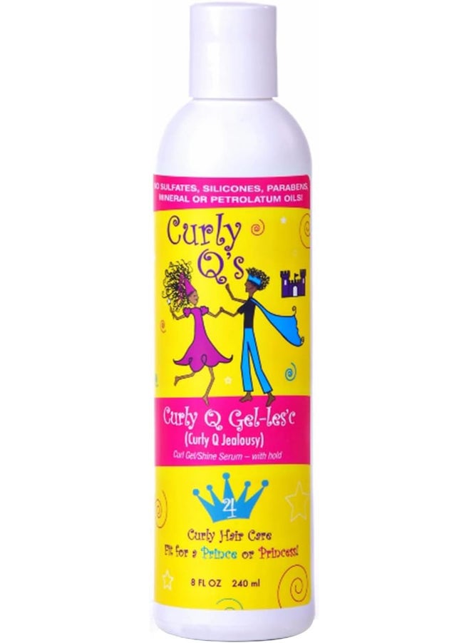 Curls CURLS Curly Qs Gellesc Kids Hair Jelly  Curl Enhancing and Shine Promoting Styler  Perfect FrizzFighting Solution For All Curl Types and Textures  8 Oz 