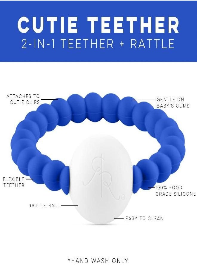 Ryan & Rose - Ryan and Rose Cutie Teether Rattle (Memphis) - Image 1