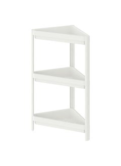 Zaboon Corner Shelf Unit, White, 33X33X71 Cm  - Image 1